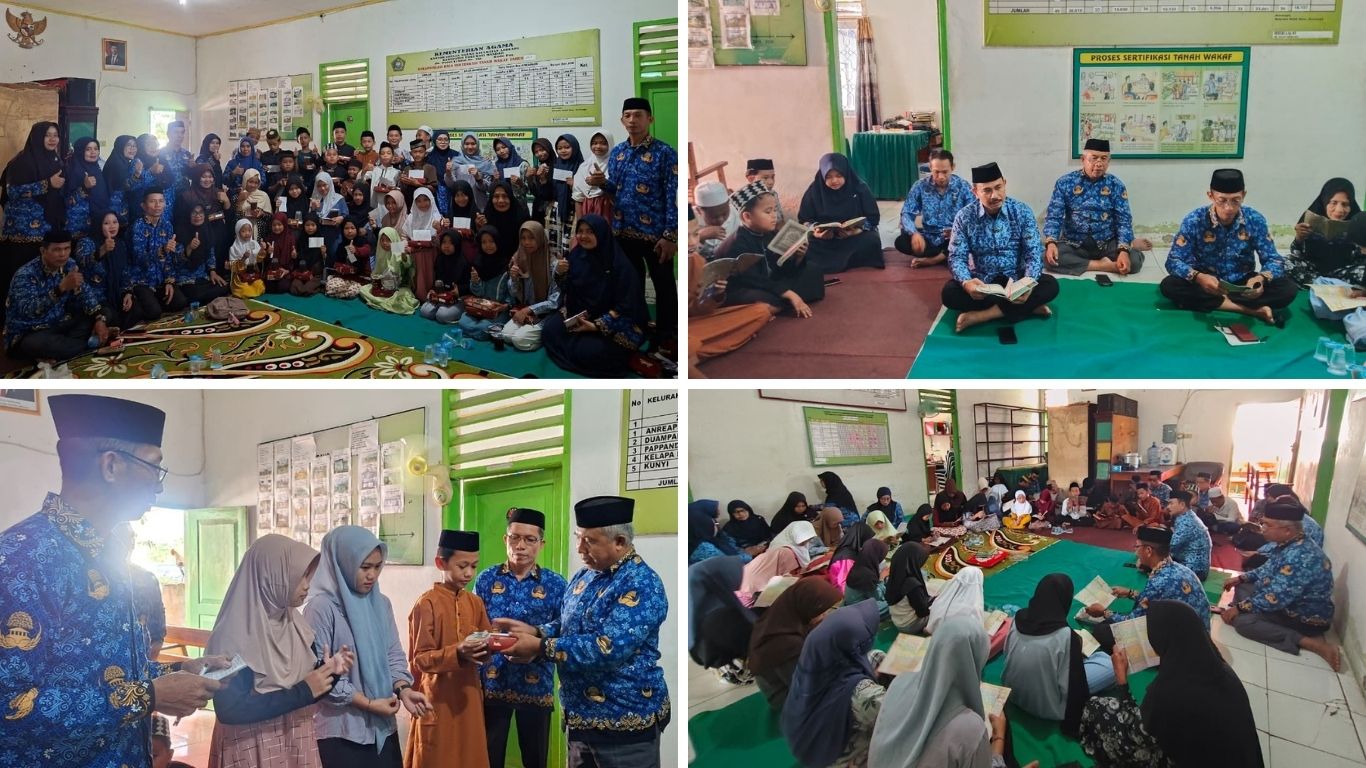Hangat dan Penuh Makna, KUA Anreapi Rayakan Lebaran Yatim dengan Tadarus dan Santunan