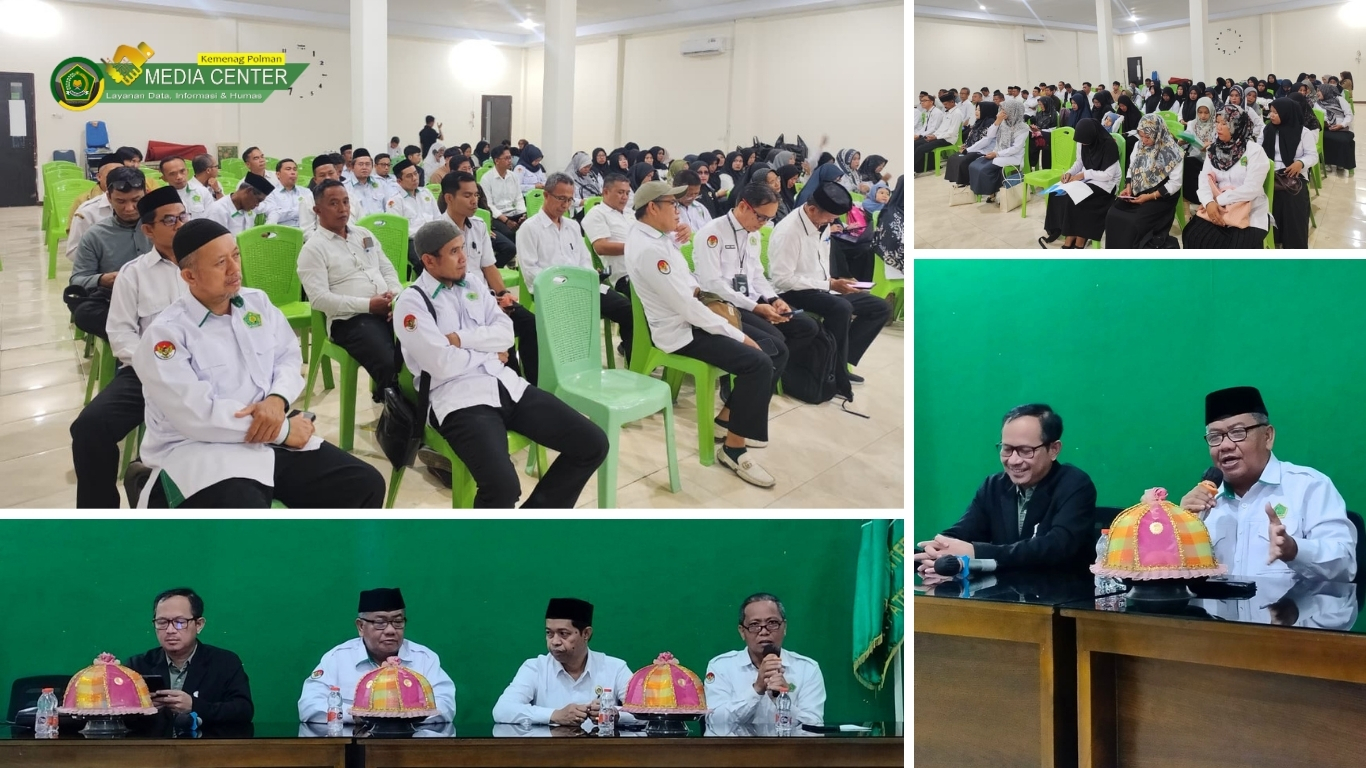 Kemenag Polman Perkuat Tata Kelola Madrasah, Kepala Madrasah Bahas Peningkatan SDM hingga Pendidikan Inklusif