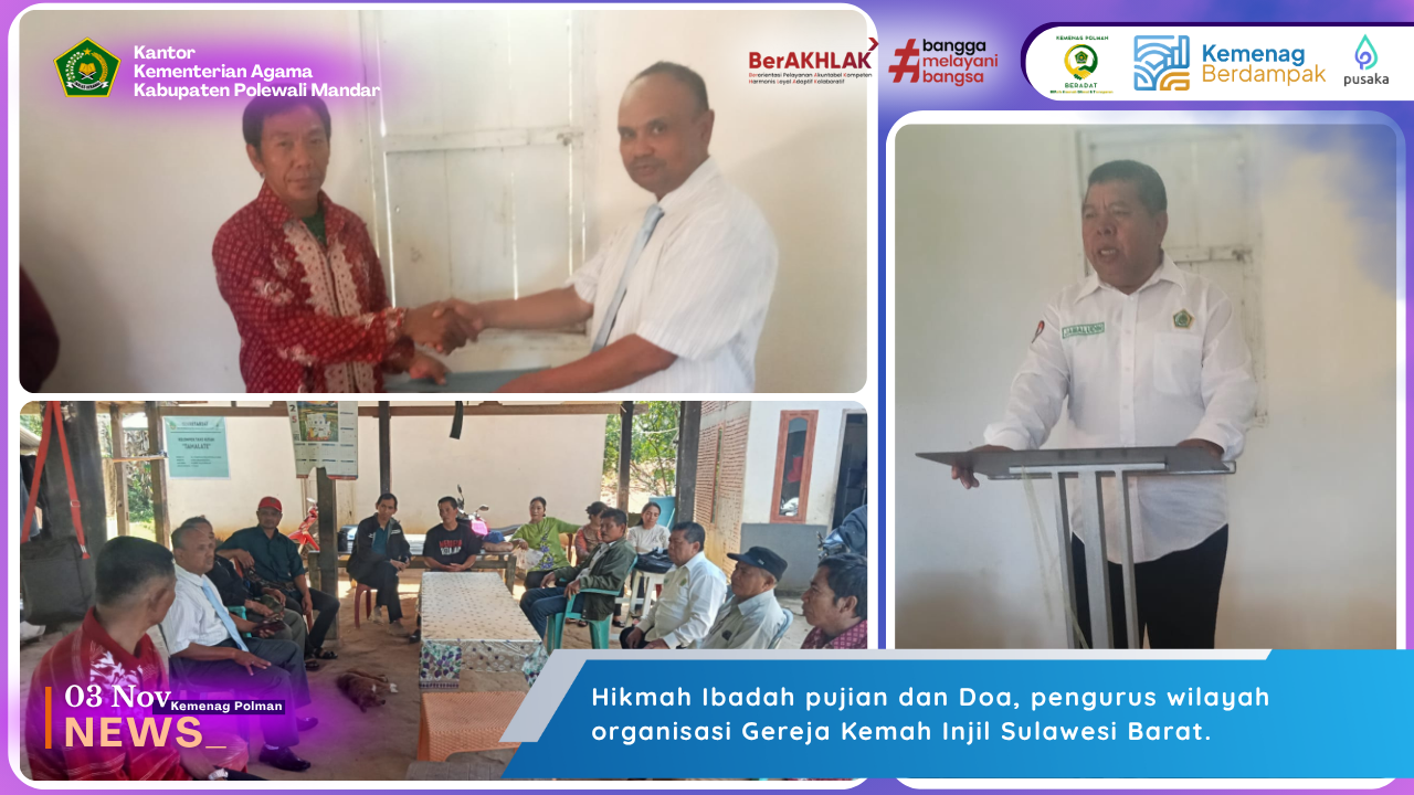 Hikmah Ibadah Pujian dan Doa: Pengurus Wilayah Gereja Kemah Injil Sulbar Teguhkan Pelayanan dan Persaudaraan