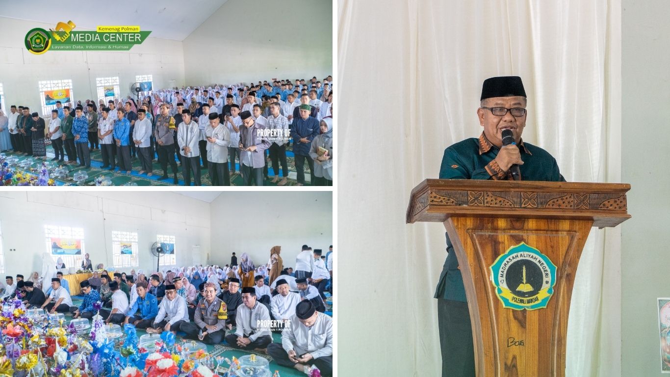 Peringati Maulid Nabi Muhammad SAW, Kasi Pendidikan Madrasah Kemenag Polman Tekankan 5 Budaya Kerja dan Pentingnya Akhlak