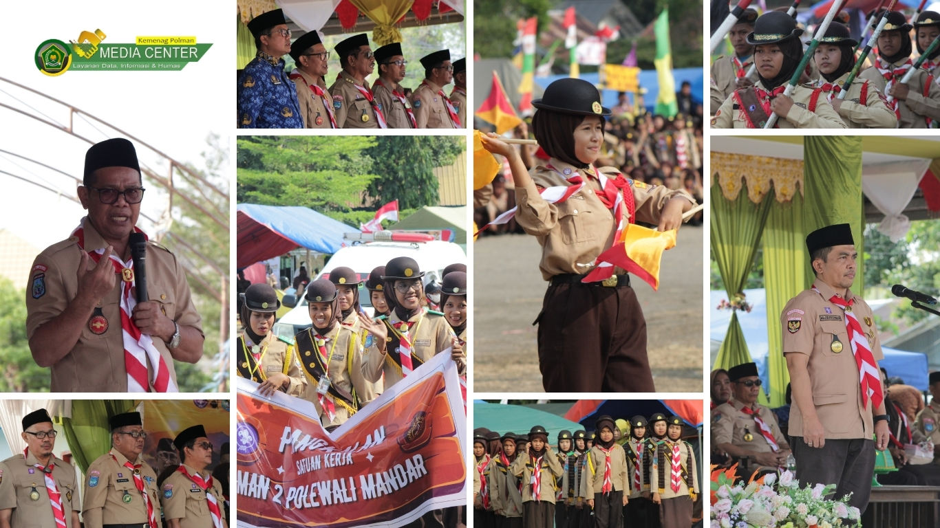 Scout Camp Mahabbah Pandu Ma’arif 2026 Resmi Digelar, Kakanwil Kemenag Sulbar Tekankan Penguatan Karakter