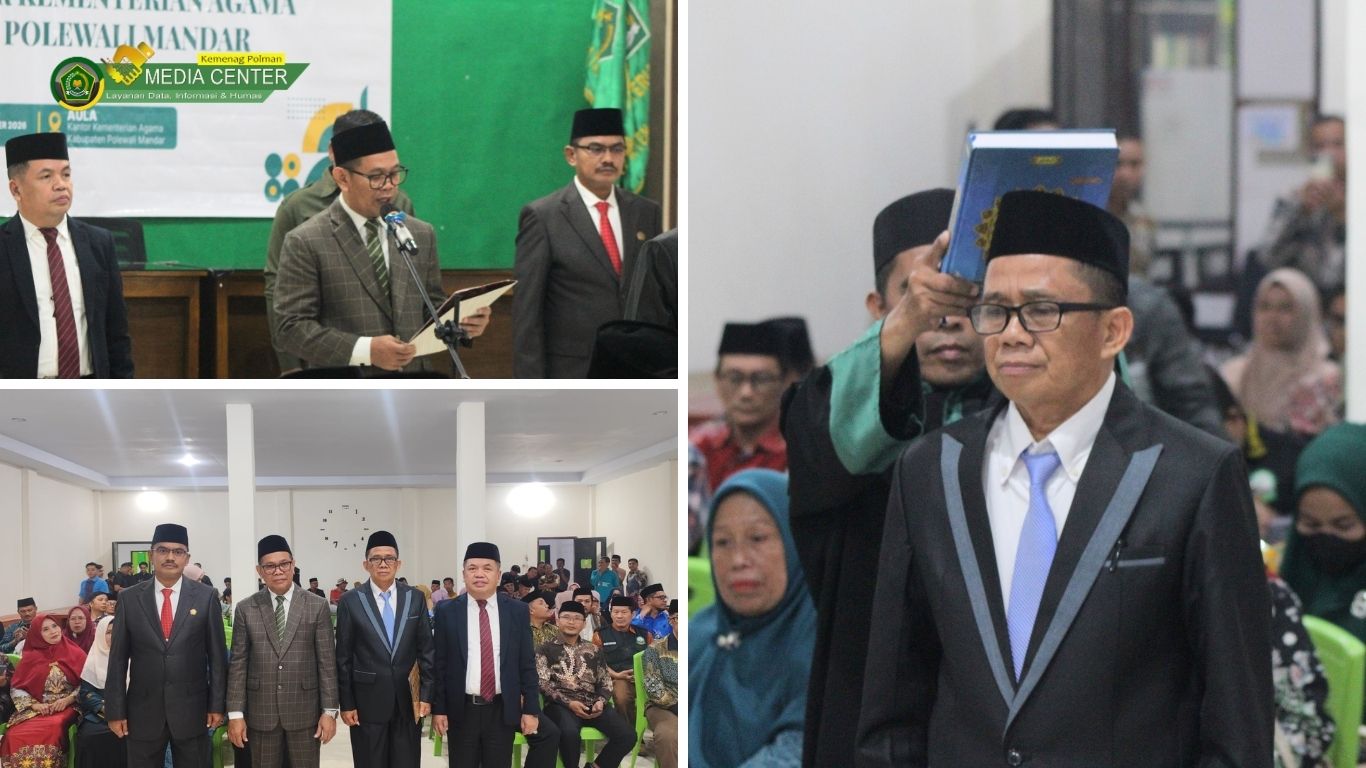 Masa Transisi Berakhir, H. Laupa Resmi Dilantik sebagai Kepala Kantor Kemenag Polman