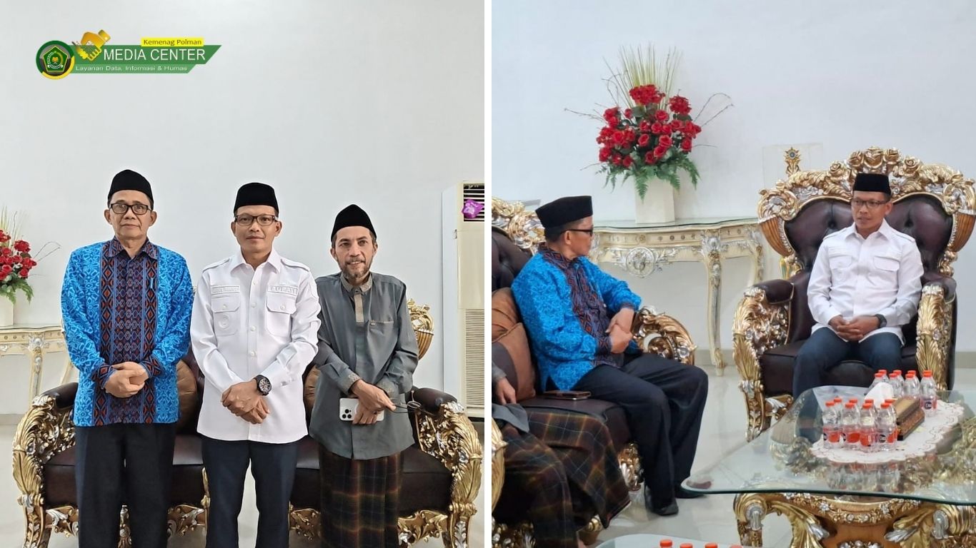 Silaturahmi dengan Bupati Polman, Kakan Kemenag Polman Tegaskan Komitmen Perkuat Kolaborasi Keagamaan