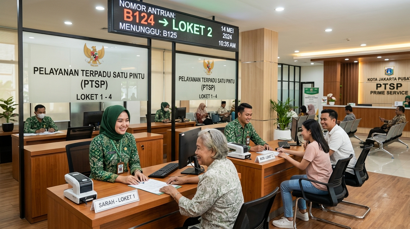 Pelayanan Terpadu Satu Pintu (PTSP) Modern & Cepat
